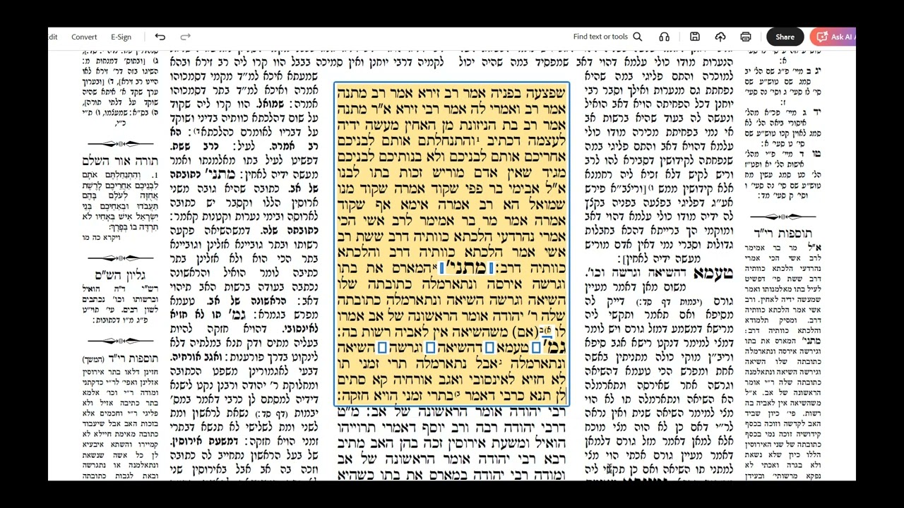 העמוד היומי   כתובות   דף מג עמוד ב