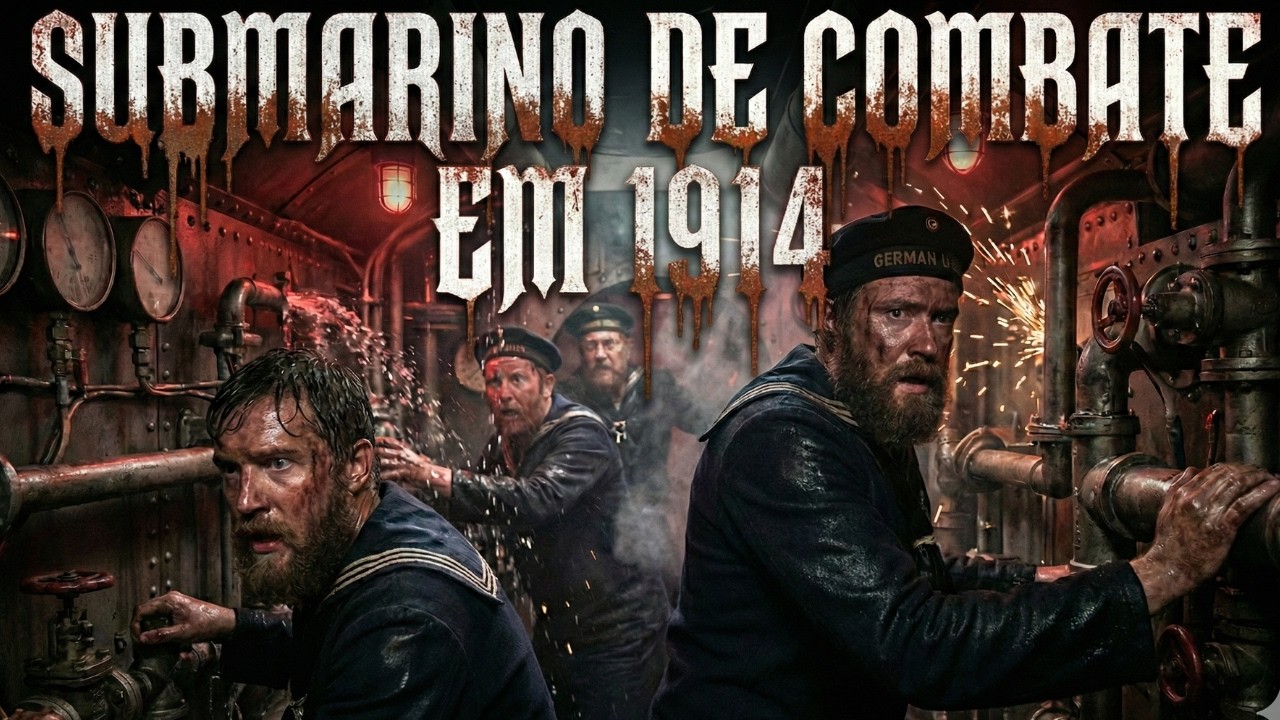 Você Não Sobreviveria Mais de 10 Minutos em um Submarino de Combate em 1914 (Reconstrução com IA)
