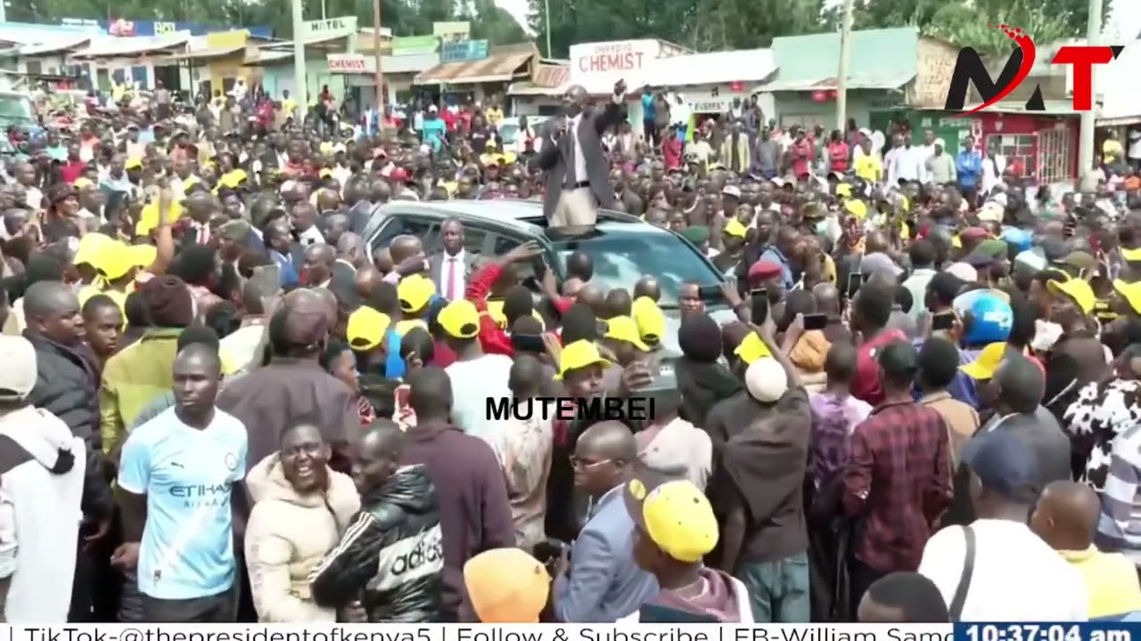 RUTO; GACHAGUA ALIKUWA ANATULETEA KIHEREHERE UKO MBEERE NA TULIWANYOROSHA ASUBUHI MAPEMA.