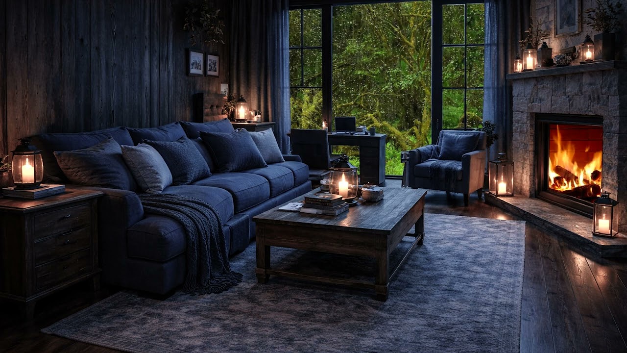 Warm Coffee & Rain Sounds ☕🌧️🎧 Relaxing Music for Study 📚 Reading 📖 and Peaceful Nights 🌙