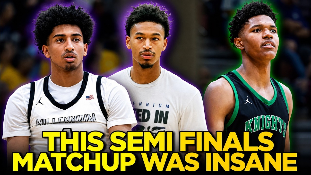 GAME WINNER AT THE BUZZER?! | Millennium Vs St Mary's AIA Open State Semi Finals