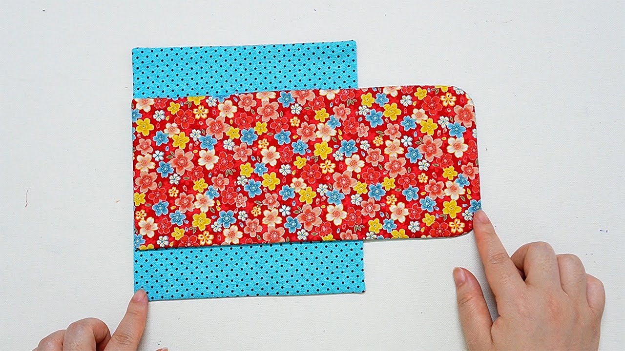 How To Sew A 3 Compartment Card Wallet And Coin Purse 💟 Sewing Gift Ideas