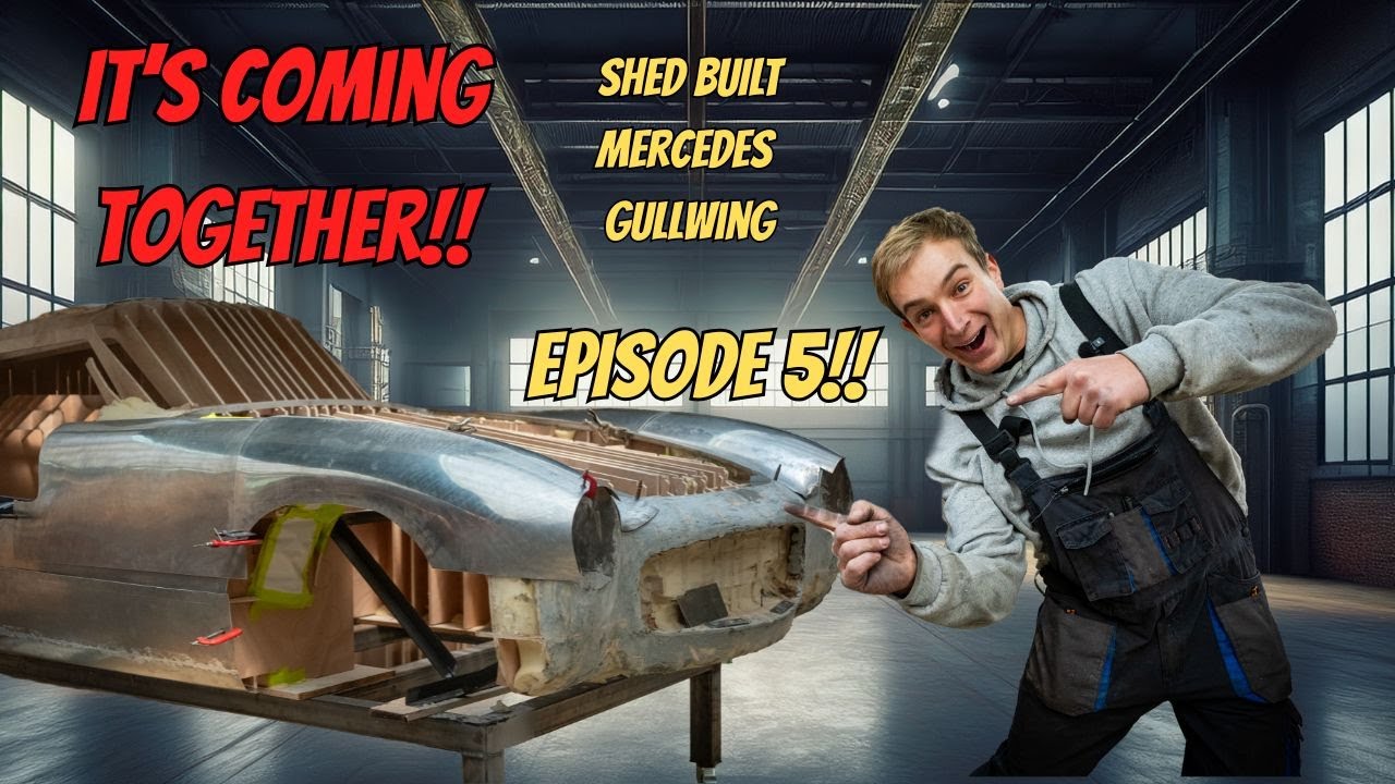 Building an Aluminium Mercedes 300SL Gullwing by Hand &ndash;The Reverse Curve Welding Challenge Episode 5
