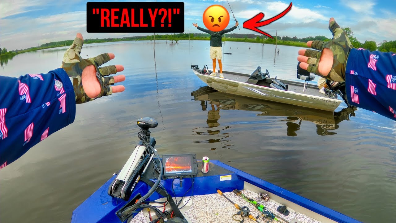 Dude Thinks He OWNS This Lake...(Big Bass Tournament)
