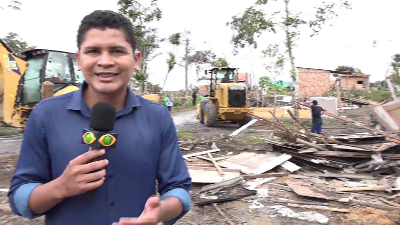 Reintegração de posse destrói mais de 100 barracos em terreno invadido em manaus