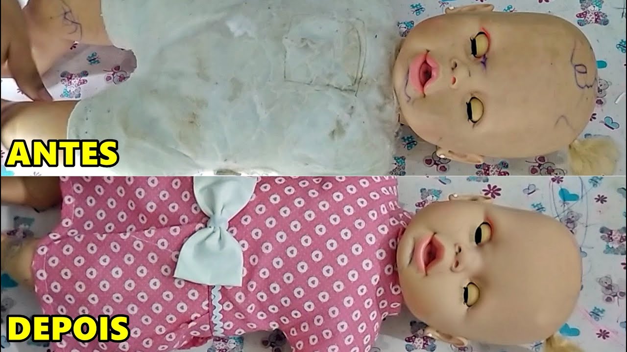 COMO REFORMAR UMA BONECA (rápido e fácil) com molde