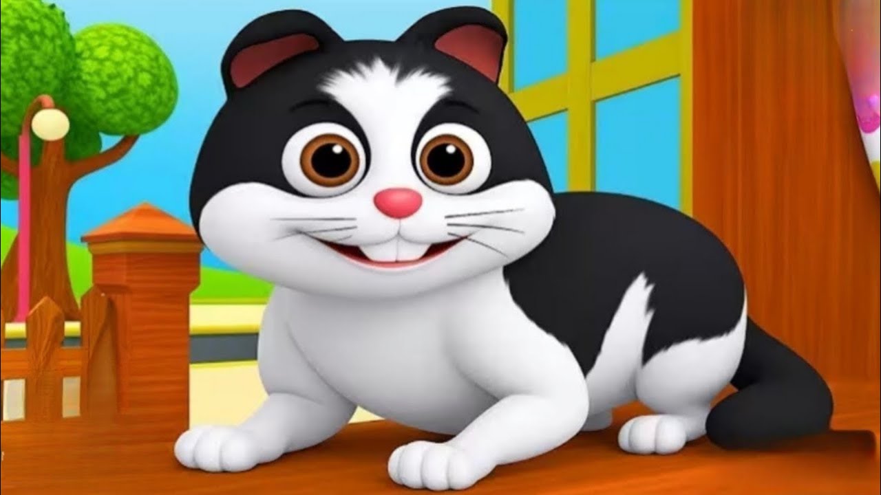 Meow Meow Billi Kerti Meow | म्याऊँ म्याऊँ बिल्ली करती म्याऊँ|Cartoon rhyme | Nursery Rhyme for Kids