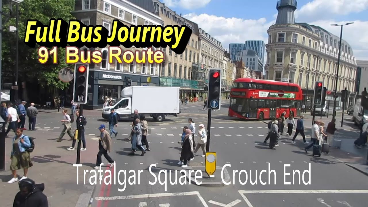 Full Bus Journey | 91 Bus Route | London