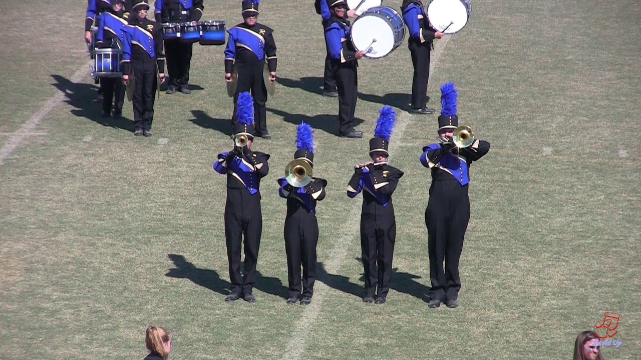 Richlands High School Marching Wildcat Regiment at White Oak 10/12/2019