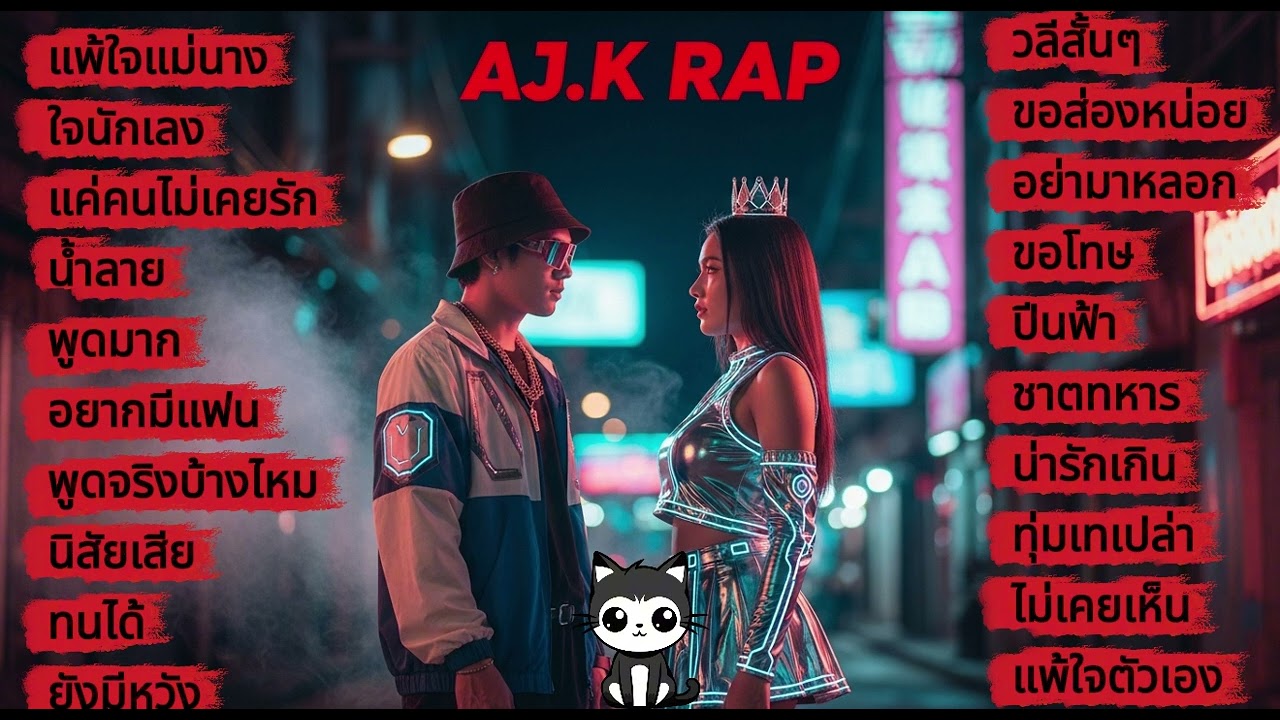 AJ.K MUSICRAP รวมเพลงแร๊พทุกอารมณ์ ฟังสบายๆ