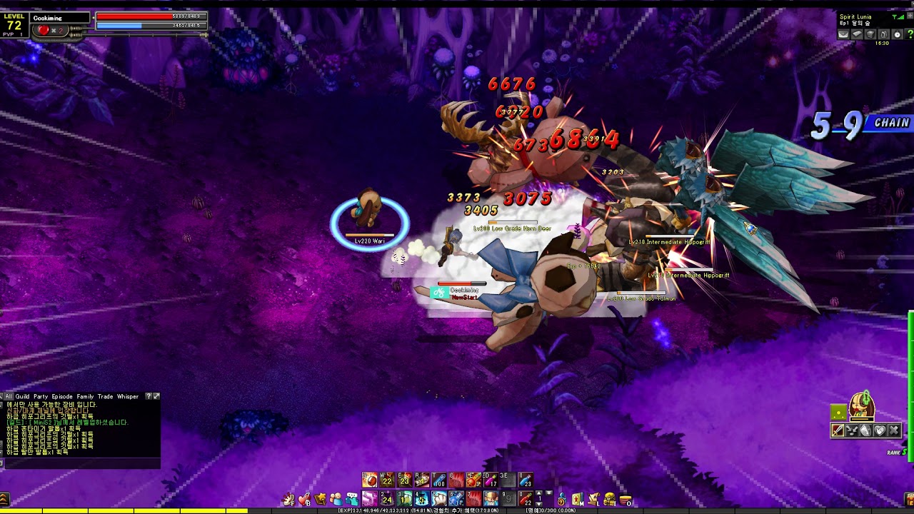 오래만에 하는 스피릿 루니아전기 신화 EP1 달숲 솔플