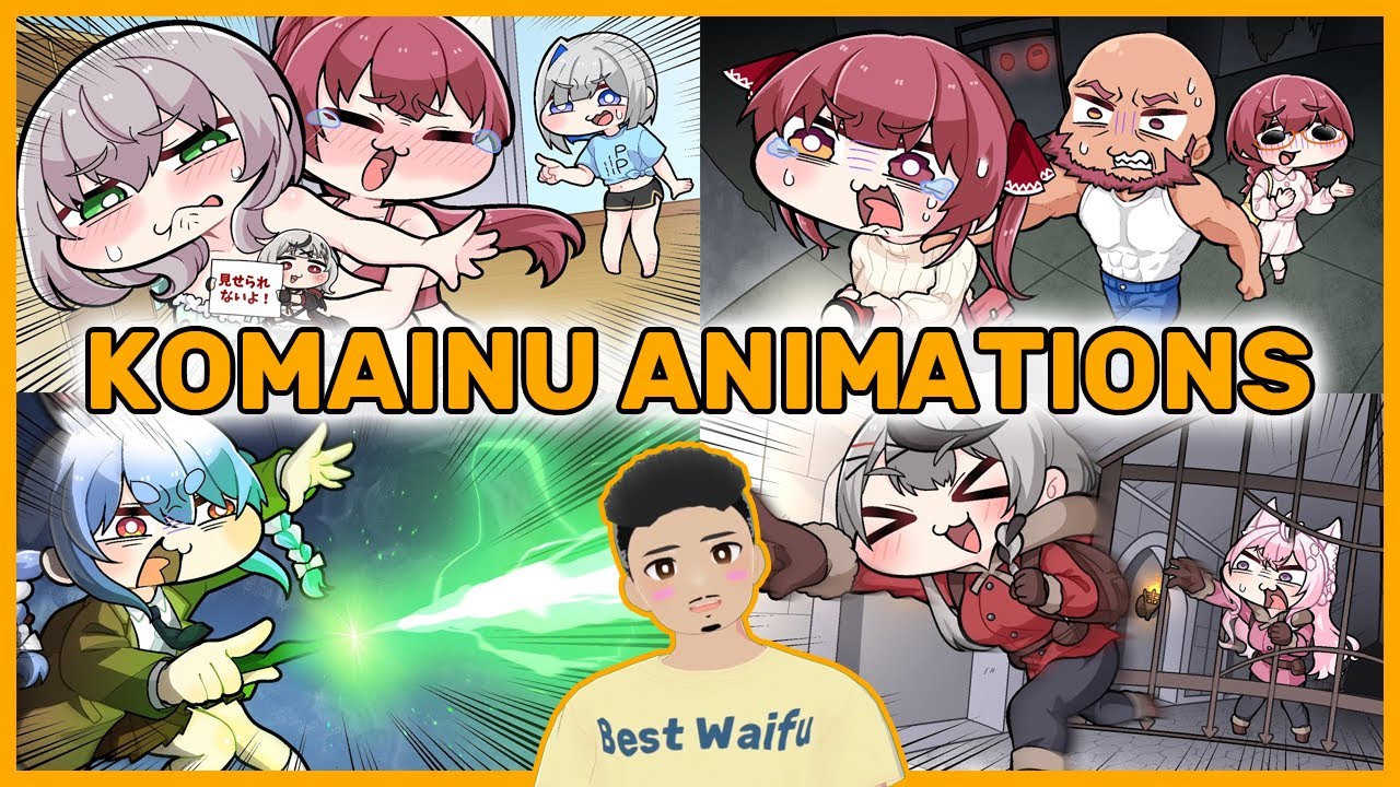 Mikigai Reacts To Komainu EN Hololive Animations!!!
