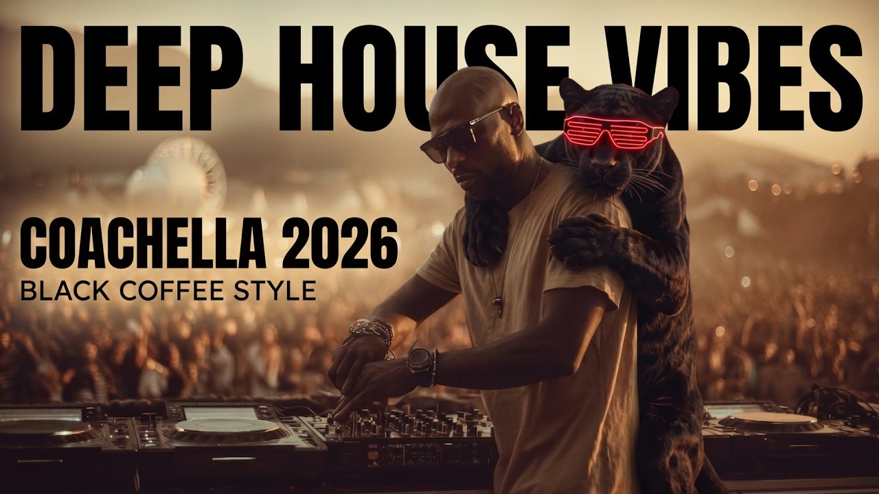 HYPNOTIC AFRO HOUSE 2026 🌴 Black Coffee Style | Festival Coachella Vibes☕️