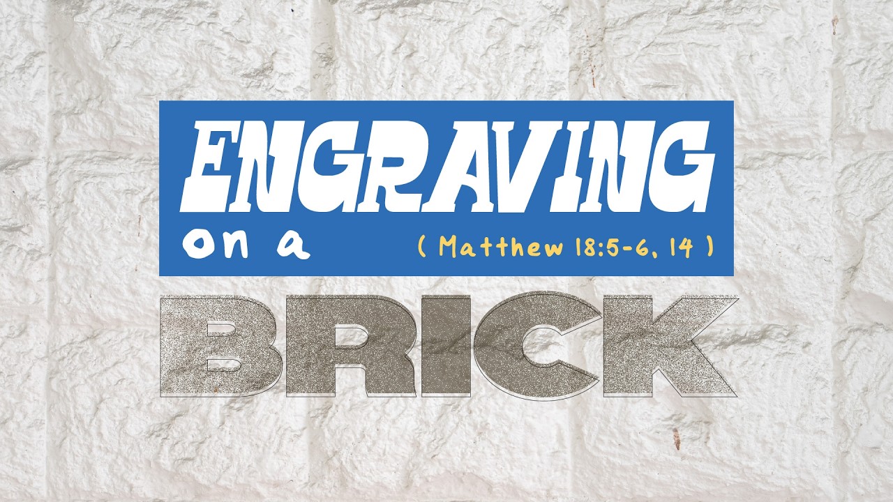 Engraving On a Brick - Rev. Jeremiah Cho - Matthew - Mar 1, 2026