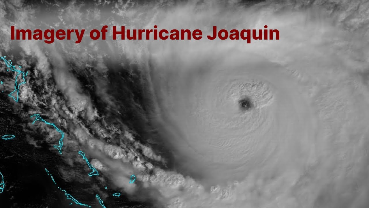 4K Satellite Loops of Hurricane Joaquin (2015)