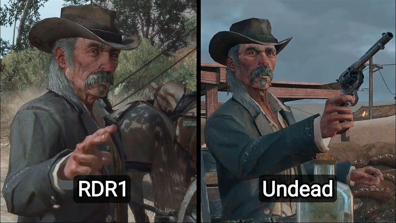 The final scene of Landon Ricketts in RDR1 vs Undead Nightmare is truly badass