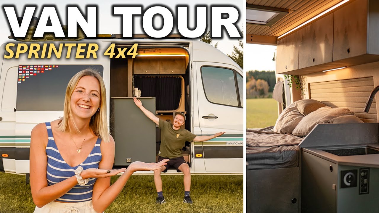 ROOMTOUR nach 1 Jahr Vollzeit Vanlife – Unser Mercedes Sprinter CAMPER AUSBAU 🚐✨