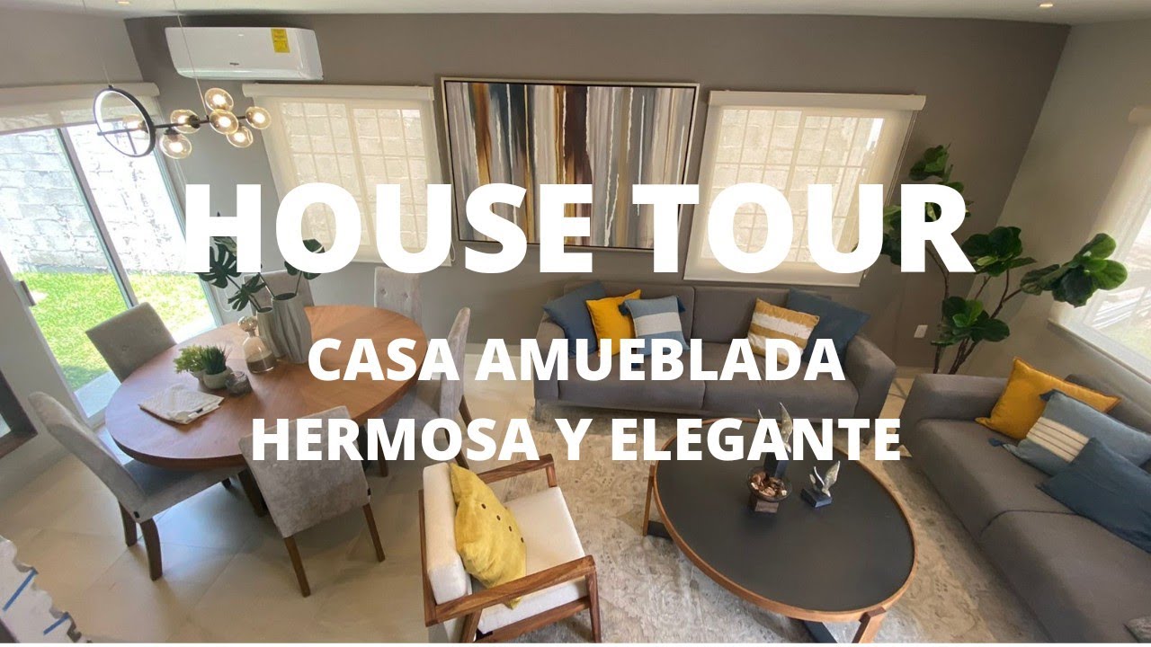 HOUSE TOUR/ CASA AMUEBLADA CON HERMOSA DECORACIÓN/3 RECAMARAS #housetour #casa