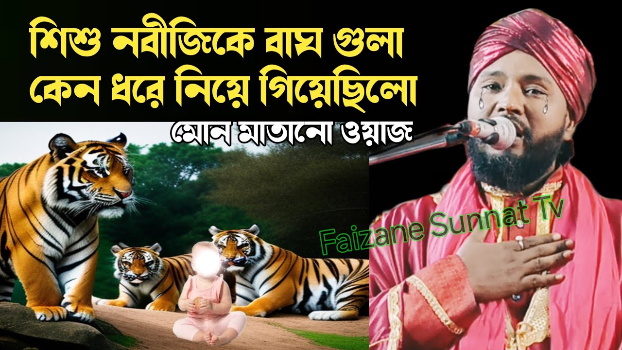 শিশু নবীজিকে বাঘ গুলা কেন ধরে নিয়ে গিয়েছিলো | Tafajul Kalimi Jiboni
