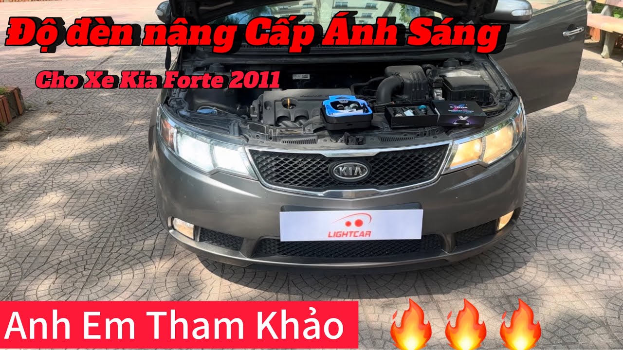 Thay Đèn Led Nâng Cấp Ánh Sáng Cho Xe Kia Forte 2011 , Lên Combo Bóng Led Cho Xe Kia Forte