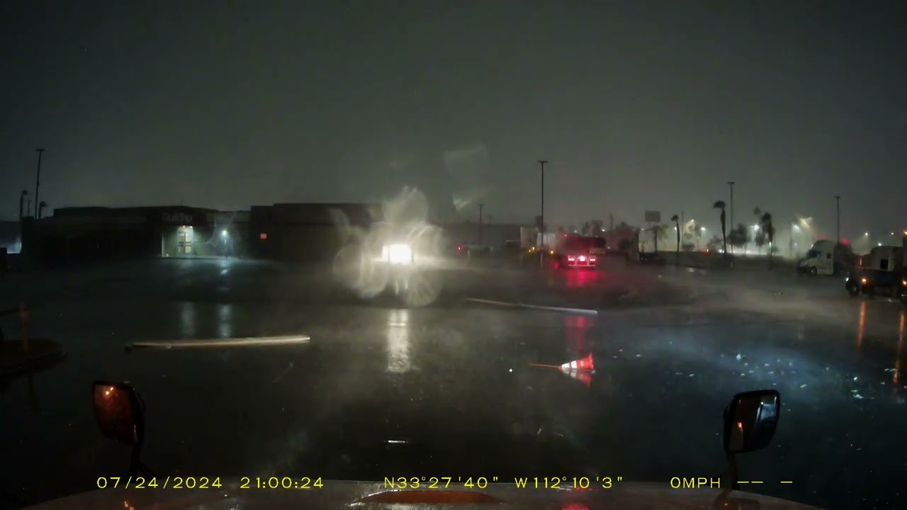 Microburst storm Phoenix 7-24-24
