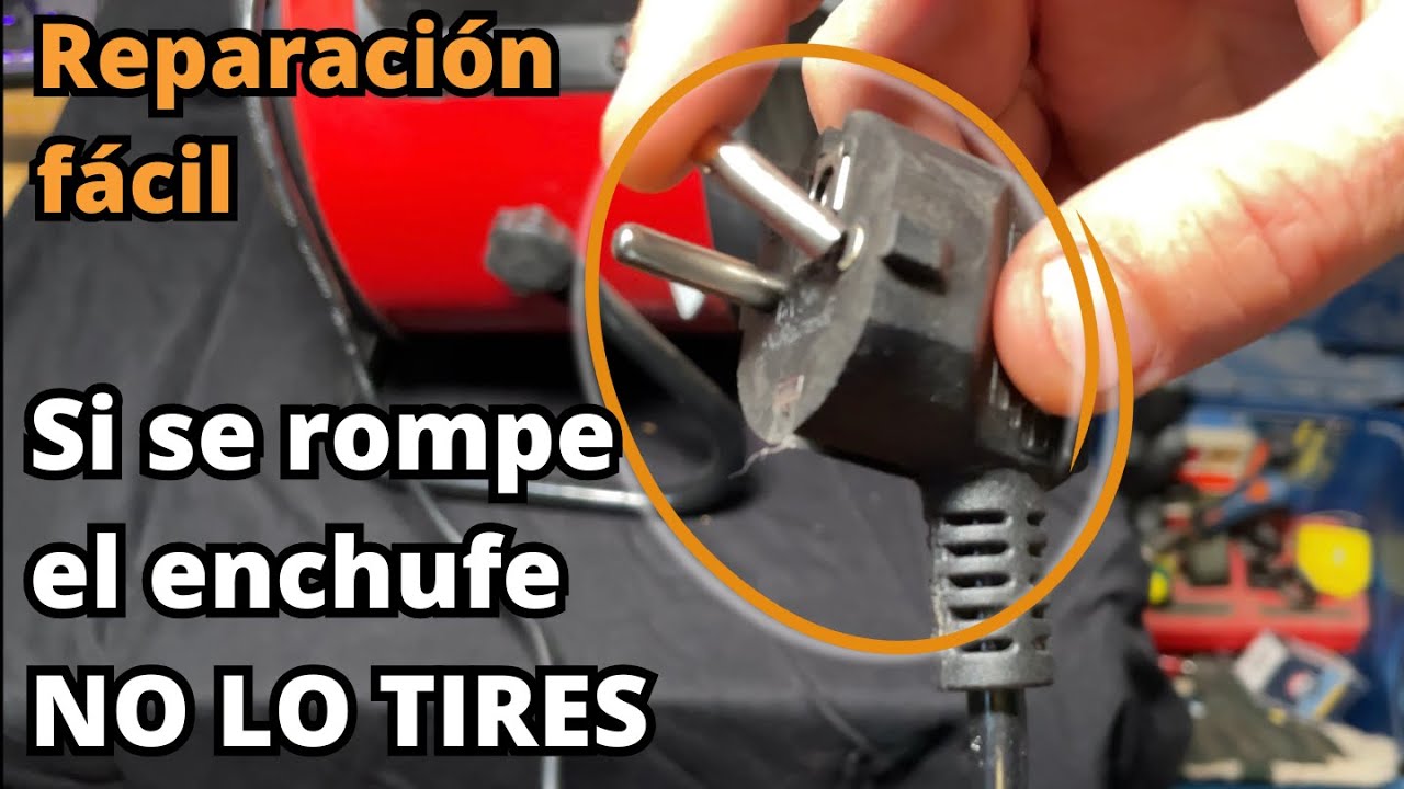 Cómo cambiar un cable de corriente de un aparato con el enchufe o cable roto