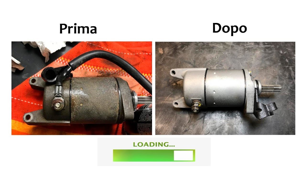 Revisione motorino avviamento Mitsuba SM-13 Honda NX 650, KTM LC4 625/640 e altri [How to rebuild]