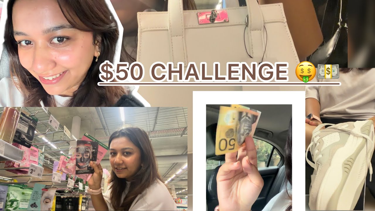 $50 challenge 💵 Watch till the end to see if I stayed within budget!”