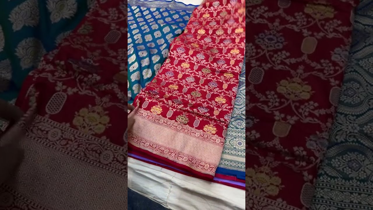 😍Banarasi premium all over minakari sarees🥻collection #saree #shortvideo #reels #viral #fashion