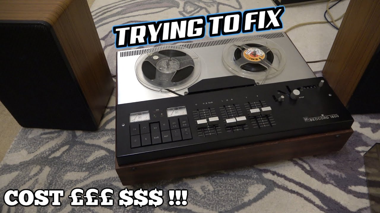 50 Year Old BANG & OLUFSEN Beocord 1600 Very Expensive REEL to REEL Player - Can I FIX IT???