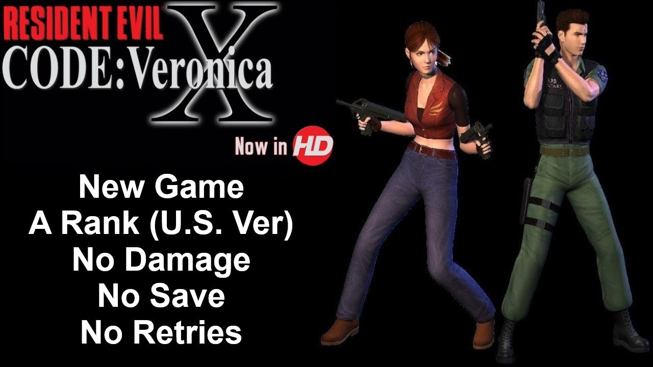 Resident Evil CODE: Veronica X HD - A Rank/No Damage Walkthrough (PS3)