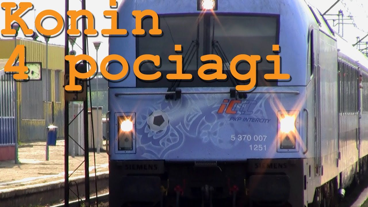 Passenger trains / Pociągi na stacji Konin