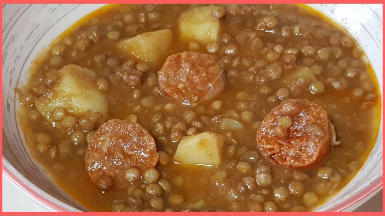 LENTEJAS CON CHORIZO, ¡¡¡ FACIL Y RAPIDAS !!!. Una receta de siempre
