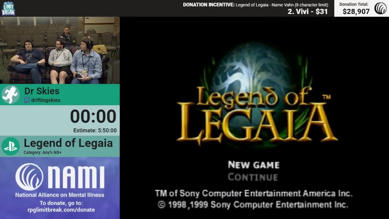 Legend Of Legaia (NG+) by Dr Skies (RPG Limit Break 2018 Part 15)
