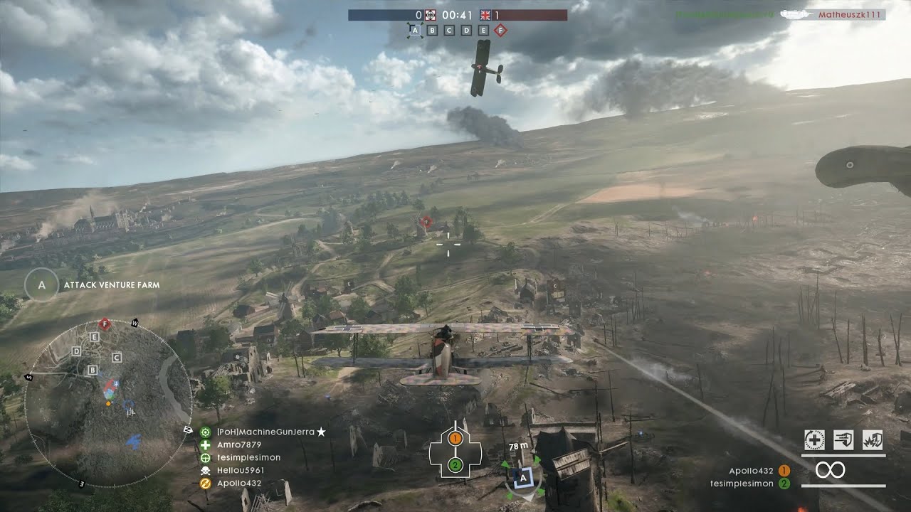 Battlefield 1: Conquest Gameplay (No Commentary)