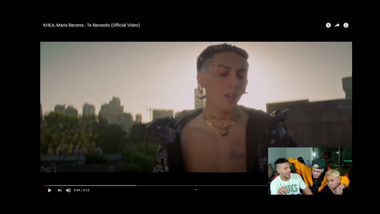 COSCU LIT Y FMK REACCIONAN A KHEA, Maria Becerra - Te Necesito (Official Video)