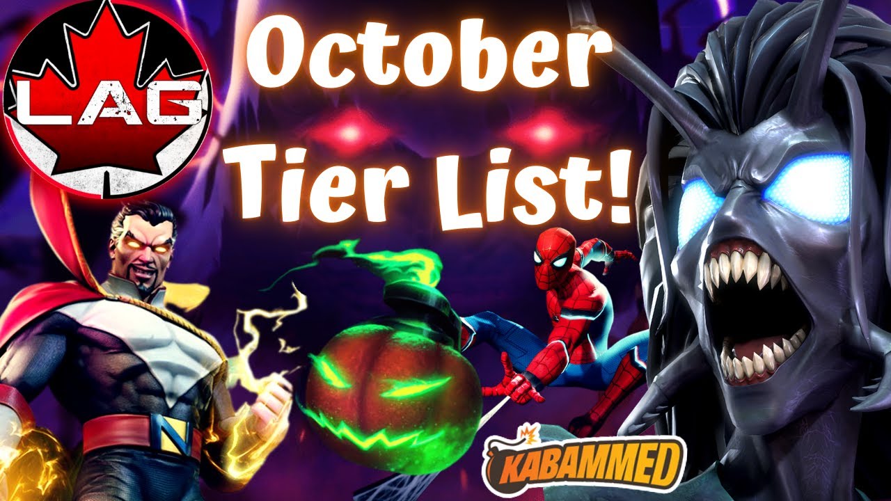 New October Tier List! Count Nefaria & Shathra Debut! Best Champions In MCOC Ranked! - MCOC