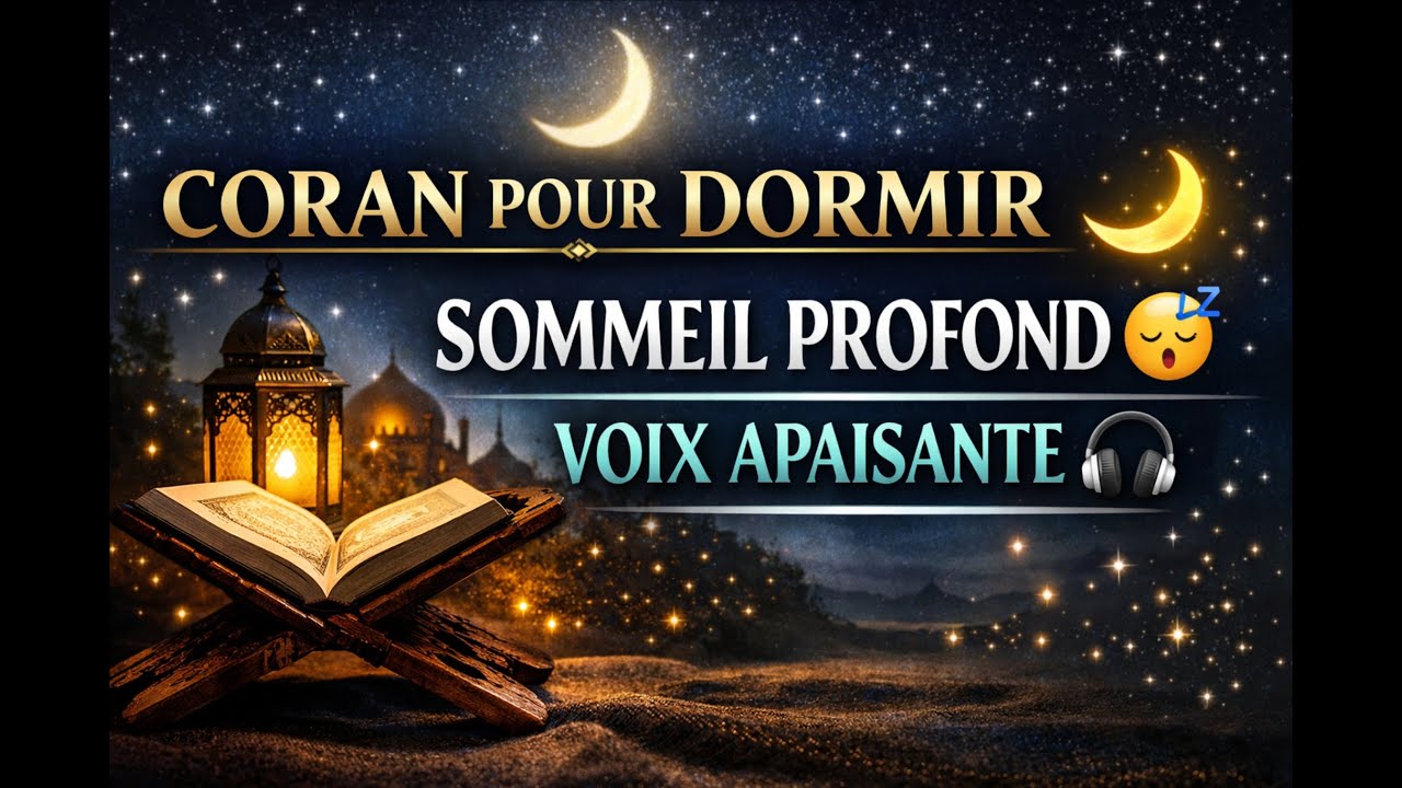 Coran pour la nuit 😴 | Récitation douce & protection d’Allah
