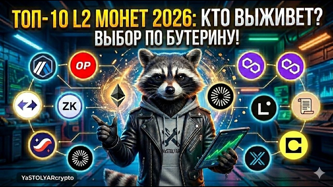 Мой ТОП-10 L2 монет: На чем мы заработаем в этом цикле? Разбор по критериям Бутерина