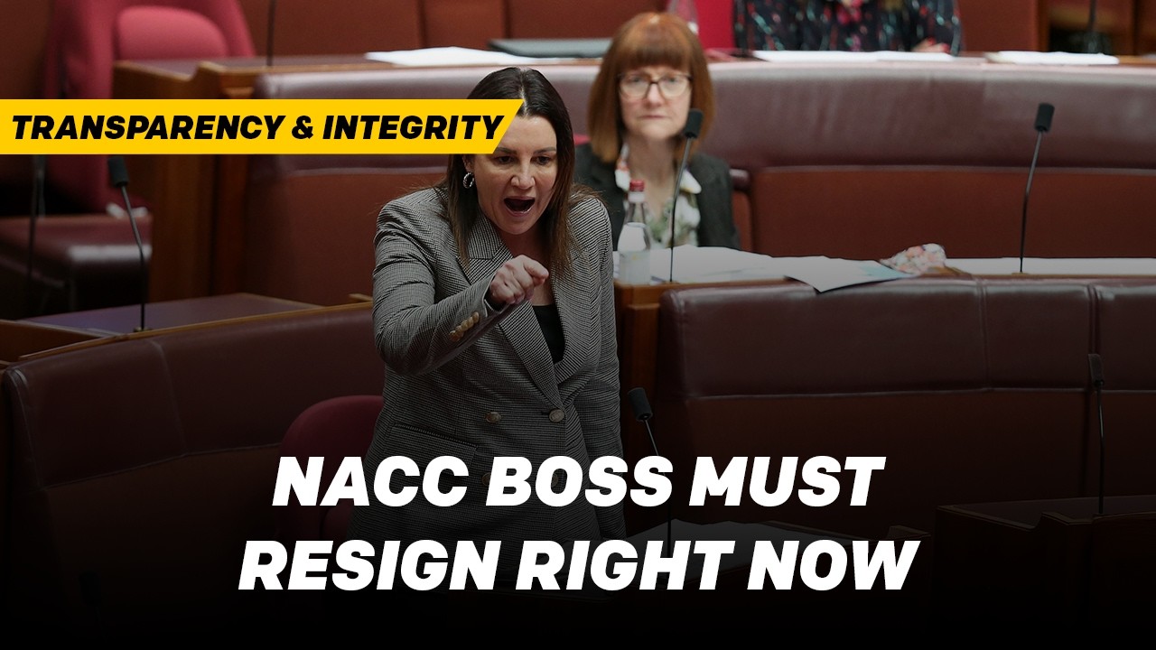 Jacqui Lambie Calls for NACC Commissioner Brereton to Resign Over Robodebt Scandal Referrals