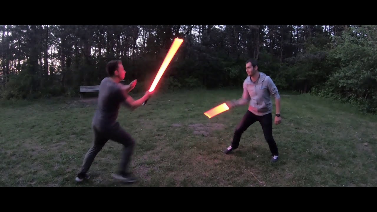 Smooth Swing Lightsaber Sparring - Kinda Funny (SF Nova vs Xiphos).