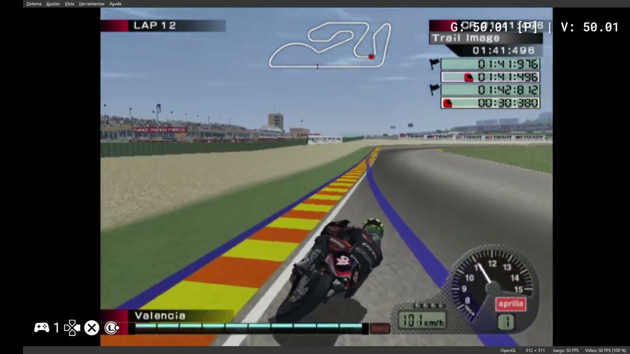 MotoGP 4 Valencia (125cc) Fast Lap: 1:40.902