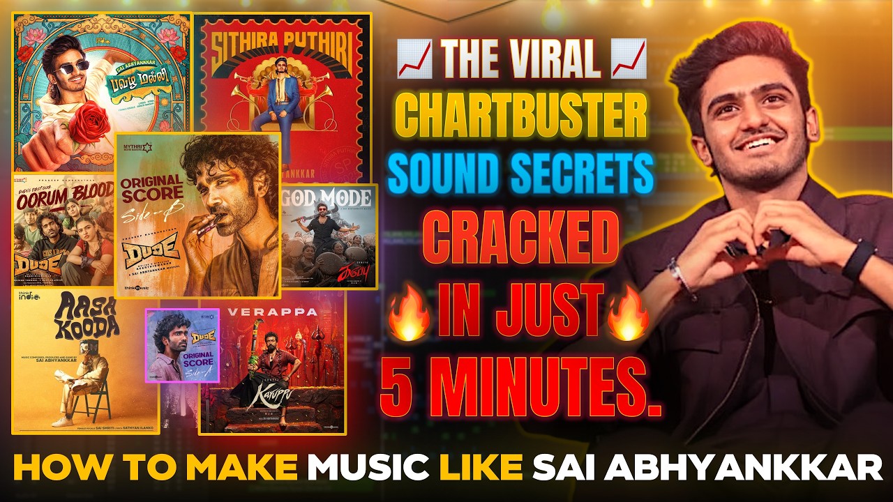 HOW TO MAKE MUSIC EXACTLY LIKE SAI ABHYANKKAR IN 5 MINUTES. | Sithira Puthiri | Aasa Kooda | Dude |