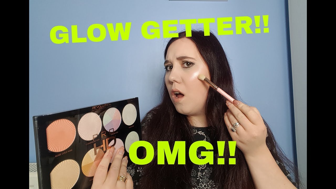 MAKEUP REVOLUTION GLOW GETTER, SWATCHES AND REVIEW!!!
