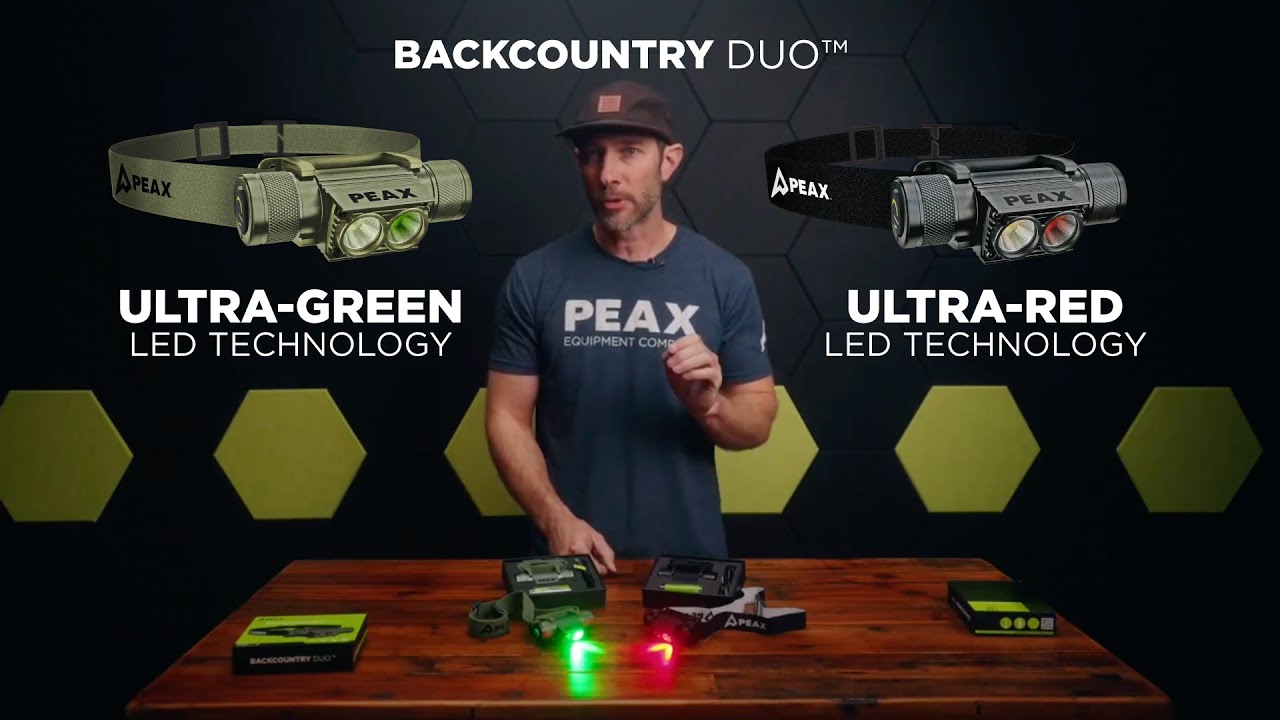 Which is best for you? BACKCOUNTRY DUO with Ultra-Red or Ultra-Green LED Technology