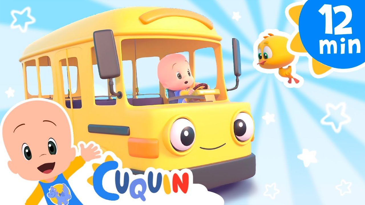Las ruedas del bus de los animales | Mejores canciones infantiles de Cleo y Cuquín