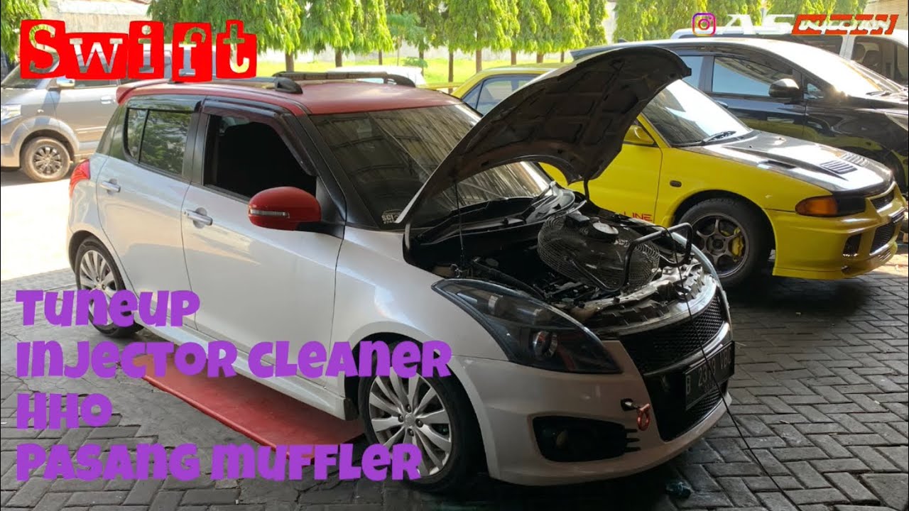 SERVICE BERKALA SUZUKI ALL NEW SWIFT (tuneup. Hho hydrogen system. Kalibrasi injector. As injection)