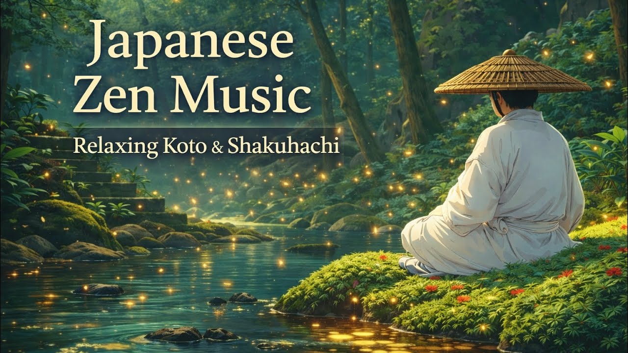 Japanese Zen Music 1 Hour – Traditional Koto & Shakuhachi for Relaxation