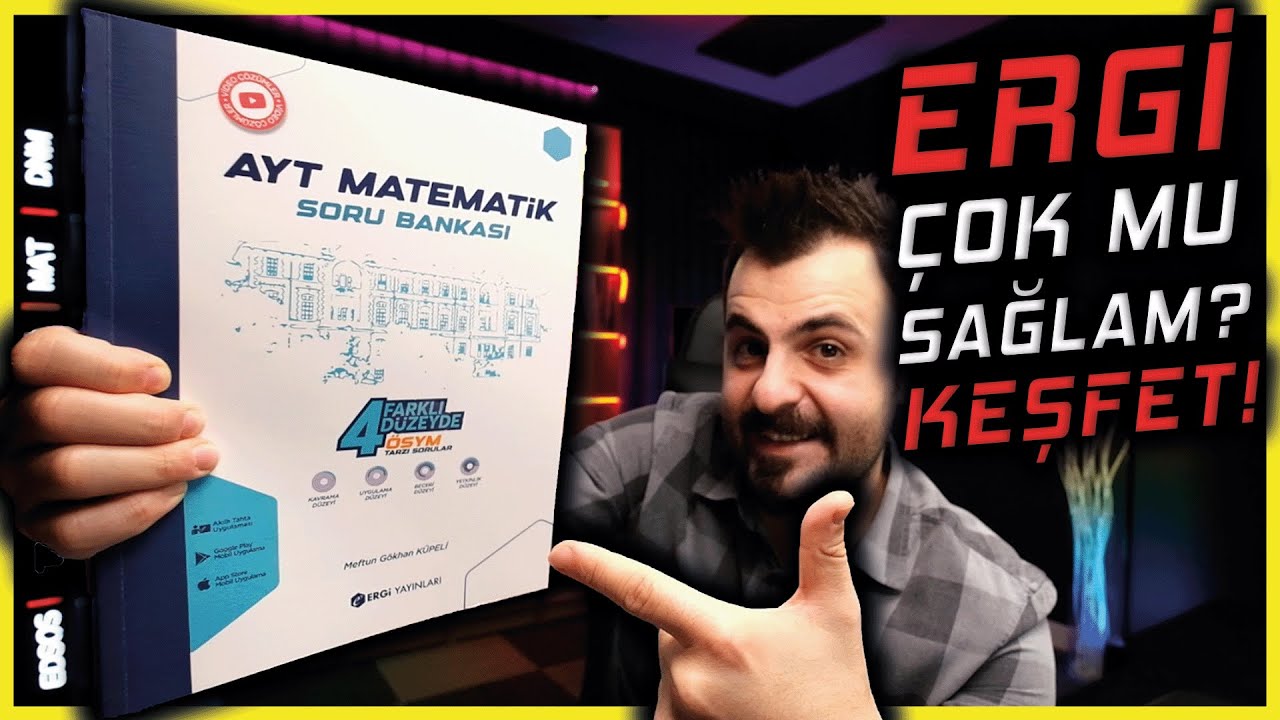 KEŞFETMEN LAZIM! ERGİ Yayınları AYT Matematik Soru Bankasını Sonunda İnceledim