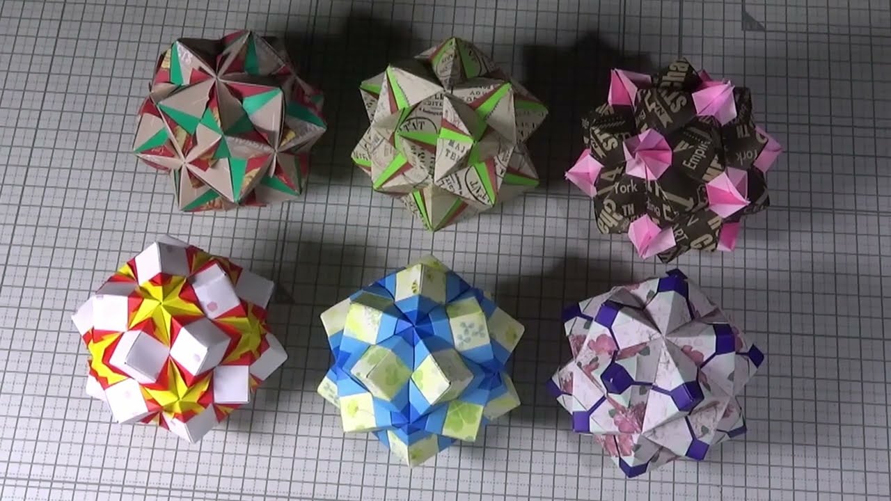 Kusudama origami 